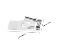 Didiseaon 8pcs Spring Clip Retaining Clamps for Recessed Ceiling Downlight, Securing Clamps for Panel Lamp Installation, Metal Fixed Spring Clips for Retrofits and Lighting Fixtures