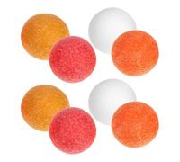 Didiseaon 8pcs Table Soccer Foosball Balls Replacement Set, 36mm Resin Mini Footballs with Excellent Grip and Stable Rotation for Family Gatherings and Office Breaks