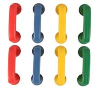 Didiseaon 8pcs Telephones for Preschool Lightweight Plastic Reading Phones with Auditory Feedback Phonemic Awareness Learning Tool Portable Classroom Supplies