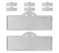 Didiseaon 8pcs Waterproof Aluminum Plant Labels Double-Sided Metal Garden Tags for Outdoor Herb and Flower Identification with Hanging Holes for Gardening and Greenhouse Use