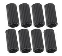 Didiseaon 8pcs Wheelchair Brake Covers Plastic Brake End Hats Enhanced Safety Easy Installation Black Side Mount Fixing Parts for Wheelchair Use