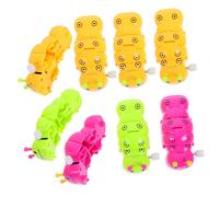 Didiseaon 8Pcs Wind Up Caterpillar Clockwork Playthings for Boys Fun Educational Parties Classroom Rewards Engaging Random Colors Random Color