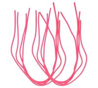 Didiseaon 8pcs Yangqin Rubber Tubes Replacement Kit, Thin Flexible Pink Rubber Tubing for Chinese Dulcimer Repair, Yangqin Musical Instrument Accessories Bundle