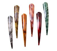 Didiseaon Acrylic Alligator Hair Clips for Styling and Sectioning Hair 6pcs Sturdy Iron Material Barrettes Not Easy to Fall off Suitable for Girls Dating and Making