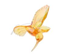 Didiseaon Acrylic Hummingbird Pendant Hanging Ornament Transparent Bird Decoration for Home Festive Touch Romantic Ambiance Elegant Lifelike Design Multipurpose Ceiling Adornments