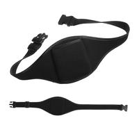 Didiseaon Adjustable Black Mic Belt Pouch for Fitness Instructors Microphone Carrier Bag with Protective Storage Practical Workout Microphone Holder for Aerobics and Public Speaking