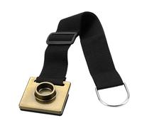 Didiseaon Adjustable Cello Endpin Rest Anti-slip Stopper with Wide Strap Alloy and Oxford Cloth Non-skid Pad Compatible with Chair Legs and Cello Stands Gold