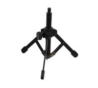 Didiseaon Adjustable Desktop Microphone Tripod Stand Holder Foldable Bracket with Interface Black Support for Conferences Online Chat Broadcast Lectures and Meetings