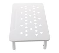 Didiseaon Adjustable Elevated Cat Feeder Stand with Raised Feeding Position and Easy to Clean Plastic and Cold Rolled Steel Construction Suitable for Indoor and Travel Use with Puppies