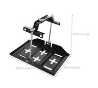 Didiseaon Adjustable Metal Battery Tray Clamp Kit Hold Down Bracket for Car and Boat Quick-install Battery Holder
