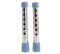 Didiseaon Adjustable Walker Replacement Tubes for Mobility Aids Pair of Adjustable Leg Tubes for Walker Bottom Frame Compatible with Walking Equipment Accessories