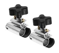 Didiseaon Adjustable Wheelchair Dining Tray Bracket Clamp 2-Piece Set for Writing and Eating Compatible Most Wheelchairs Space-Saving Design for Disabled Users