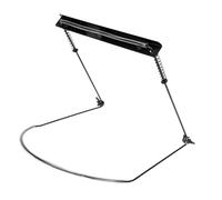 Didiseaon Adjustable Zinc Alloy Harmonica Neck Holder Stand in Black Hands-free Harmonica Rack for 10 16 and 24-hole Harps Firmly Holds for Comfortable Playing