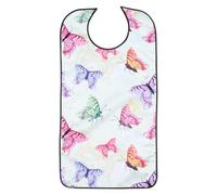 Didiseaon Adult Bibs, Elderly Bib Adult The Eldly Bib Washable Dining Bibs Aprons for Elderly Eating (Butterfly Pattern)