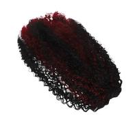 Didiseaon African Horsehair Wig Ponytail Extension Synthetic Curly Drawstring Ponytail for Women Afro Puff Wig Curly Hair High Temperature Fiber Hairpiece for Updo Bun Weddings Daily Wear