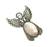 Didiseaon Alloy Photo Frame Rhinestones Metal Vintage Frame Shaped like Angel Wings for Wedding Party Table Decoration and Anniversary Decoration