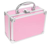 Didiseaon Aluminum Alloy Makeup Case Portable Cosmetic Storage Briefcase for Artists and Stylists Sturdy Tool Box for Makeup Organizers and Storage