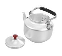 Didiseaon Aluminum Alloy Stovetop Kettle with Filtered Tea Pot Anti-Scald Handle for Safe Brewing Old Fashioned Teapot for Kitchen Restaurant and Daily Tea Making Practical Random Color