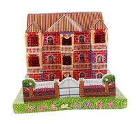 Didiseaon Ancestor Paper Villa for Ancestral Worship Realistic Japanese Style Paper House Spacious Design for Multiple Offerings