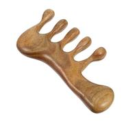 Didiseaon Ancient Chinese Technique Wood Scalp Massager Portable Natural and for