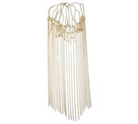 Didiseaon Ancient Egyptian Costume Head Chain Women Headpiece Tassel Bridal Head Jewelry Egyptian Style Accessory for Girls