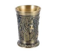Didiseaon Ancient Style Wine Cup Vintage Relief Pattern Goblet for Parties Weddings and Home Bar Decor