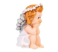 Didiseaon Angel Figurine Ornament Desktop Decor Resin White with Steady Standing and Portable Features, Beautiful and Elegant for Home Decoration