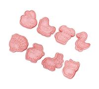 Didiseaon Animal Cookie Molds Reusable PP Biscuit Stencils for DIY Baking Lightweight Smooth Surface Biscuit Cutters Fun Farm Animal Shapes for Parties and Home Use