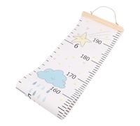 Didiseaon Animal Pattern Kids Growth Chart 1 Hanging Wall Decal Baby Growth Chart Easy to Install and Remove Canvas and Wood Height Measuring Ruler for Interior Walls and Random Color