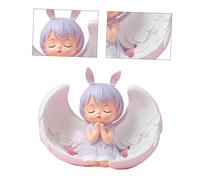 Didiseaon Anne Prayer Ornaments Cake Decorations Soft Angel Models for Dolls House Car Decor