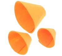 Didiseaon Anti-bite Cone Collar Available in Small Soft Woolen 3pcs Provides Protection and Comfort for Small Pets Including Chinchillas and Hamsters for Postoperative Care and Bathing