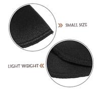 Didiseaon Anti-slip Shoulder Pad Woman Large Adhesive Invisible Pads for Women Stabilizer Support Always Removable Covered Discreet Polyester Blend Black