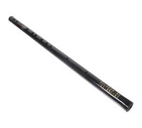 Didiseaon Antique Style Black Bamboo Traditional Flute, Portable Folk Music Instrument with Precise Tone, Engraved Chinese Characters and Delicate Tassels, Beginner
