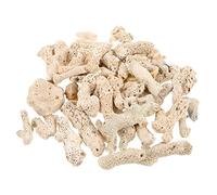 Didiseaon Aquarium Crushed Coral Reusable Natural Coral Filter Media Black Mesh Bag Suitable For Fresh And Saltwater Aquariums 1.1lb/500g