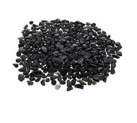Didiseaon Aquarium Obsidian Rocks 200g Decorative Irregular Gravel for Desktop Fish Tank Polished Stones for Terrariums 7-9mm Natural Particles