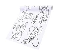 Didiseaon Art Paper Roll for Drawing and Painting Reusable DIY Coloring Poster for Childrens Creativity Early Education Hand Eye Coordination Activity