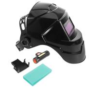 Didiseaon Auto-Darkening Welding Helmet with Headlamp Lightweight Plastic Welding Shield with 20 Replacement Protective Lenses Adjustable Headgear for Arc Tig Mig Safety