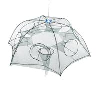 Didiseaon Auto Folding Mesh Fishing Trap Net Portable Bait Cast Shrimp Cage for Crab Lobster Prawn Minnow and Crawfish Easy to Use Lightweight for Saltwater Freshwater