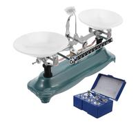 Didiseaon Balancing Scale Double Pan Portable Mechanical Balance for Laboratory Science Lab Teaching Tool Physics Chemistry Experiments with Complete Weight and Stable Tray Table