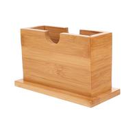 Didiseaon Bamboo Tissue Box Holder Napkin Dispenser with Removable Lid Smooth Large Opening for Home Restaurant Table Decor Stylish Storage Case