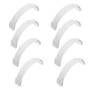 Didiseaon Baseball Cap Brim Bending Tool Resistant to Bending and Wear with Adhesive Inserts, White Plastic Hat Shaper for Visor Caps and Sun Hats for Outdoor and Travel Use