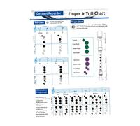Didiseaon Bass Recorder Fingering Chart for Novice and Experienced Clarinet Players on Coated Paper with Fine Details, Convenient for Practice and Chord Learning in Musical Activities