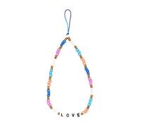 Didiseaon Beaded Mobile Phone Chain Pendant Phone Hanging Strap Love Letters for Cute Lanyard for Everyday Use