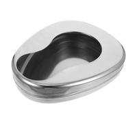 Didiseaon Bed Pan Portable Bedpans Easy Cleaning Resistance to Wear and Tear Ergonomic Design Stainless Steel Silver for Home Use Nursing Homes Suitable for Men and Women