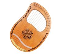 Didiseaon Beginner Wooden Lyre Harp Tuning Wrench Harp Musical Instrument for Boys and Girls Adults