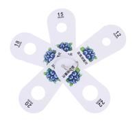 Didiseaon Berry Size Measuring Tool Accurate Diameter Caliper for Blueberries and Cherries Multi-Functional 12-22mm Plastic Gauge for Fruit Sizing 10cm Ruler