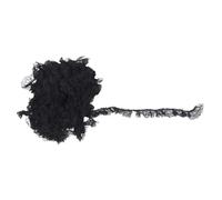 Didiseaon Black 6cm Wide Pleated Lace Trim Roll, 40m Elastic Floral Scalloped Ribbon for Sewing, Embroidered Eyelet Lace Fabric Trim Suitable for Dressmaking and DIY Crafts