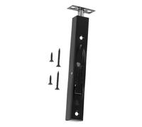 Didiseaon Black Brushed Stainless Steel Flush Bolt Door Lock Concealed Security Latch for French Doors Easy Install