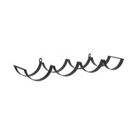 Didiseaon Black Iron Toilet Paper Storage Cloud Shape Wall Mounted Holder with Decorative Accent and Space-saving Storage, Modern Bathroom Toilet Paper Holder Shelf for Home and Kitchen