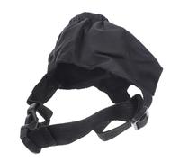 Didiseaon Black Pet Eye Mask with Buckle for Outdoor Shading and Calming Lightweight Breathable Nylon Blinder for Dogs Portable Decompression Device to Anxiety and Motion Sickness